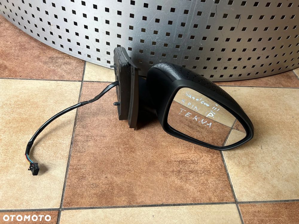LUSTERKO PRAWE DACIA SANDERO III JOGGER LIFT 9 PIN MARTWE POLE ASYSTENT TEKNA - 3