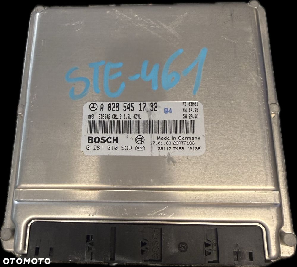 Sterownik KOMPUTER 0285451732 mercedes - 1