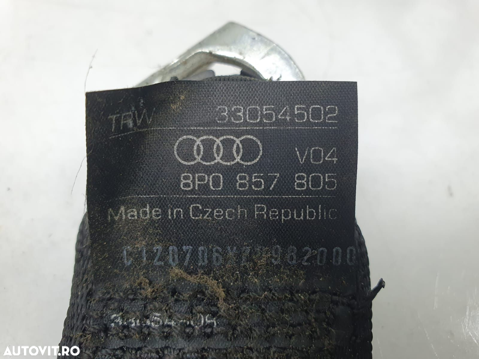 Centura spate 8p0857805 Audi A3 8P/8PA (facelift)  [din 2004 pana  20 - 2