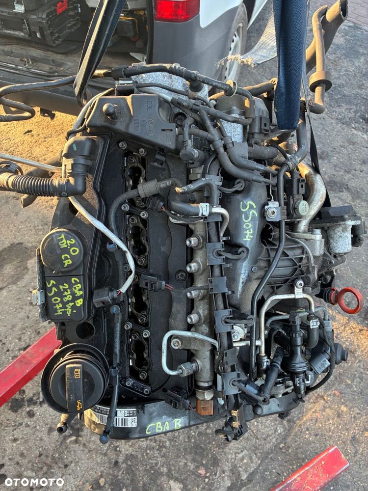 VW  CBAB 2.0 DIESEL 278Tyś. PRZEBIEG SILNIK PLASTIKOWY KOLEKTOR - 1