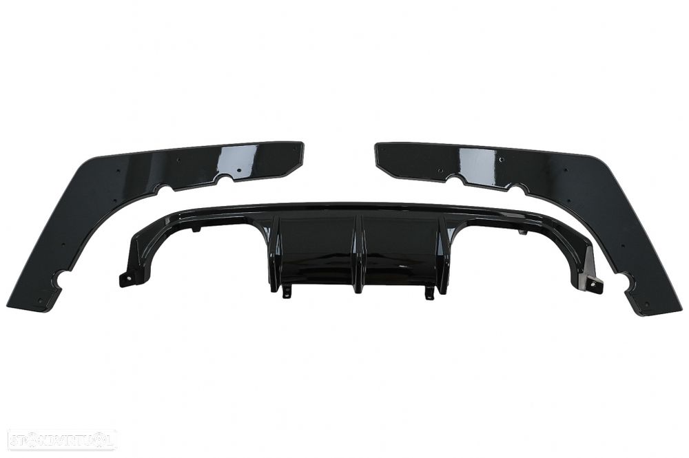 Conjunto Bmw M3 F80 M4 F82 F83 (2014 a 2019) Spoiler, Laminas e Difusor - 5
