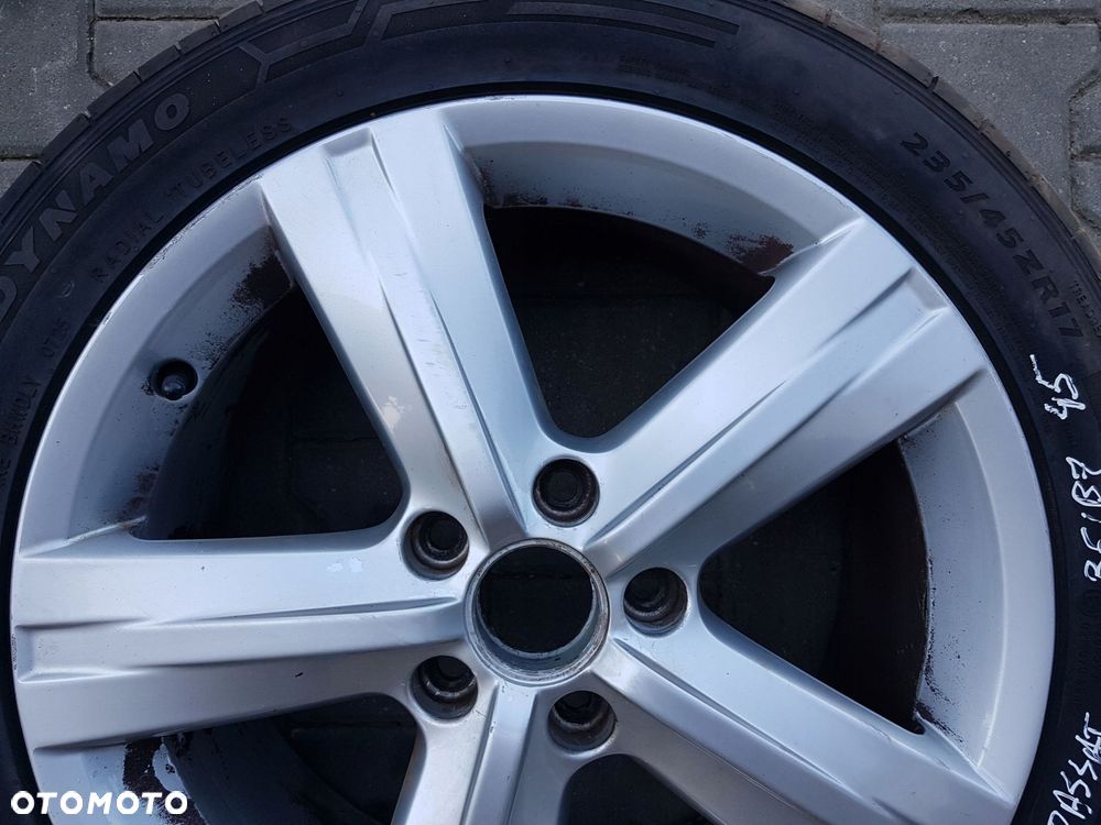 VW PASSAT B7 10-14r CC FELGA ALUMINIOWA 17 5X112 3AA601025E KOŁO ZAPASOWE - 4