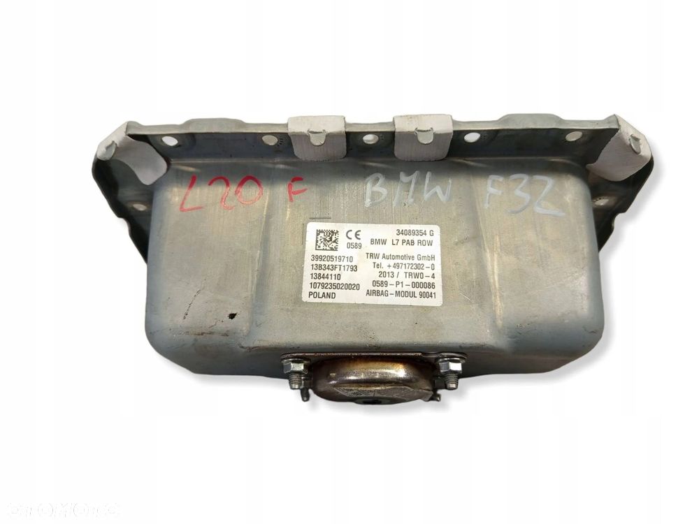 Poduszka Powietrzna Pasażera AIRBAG BMW 4 F30 F31 F32 F33 34089354G - 11