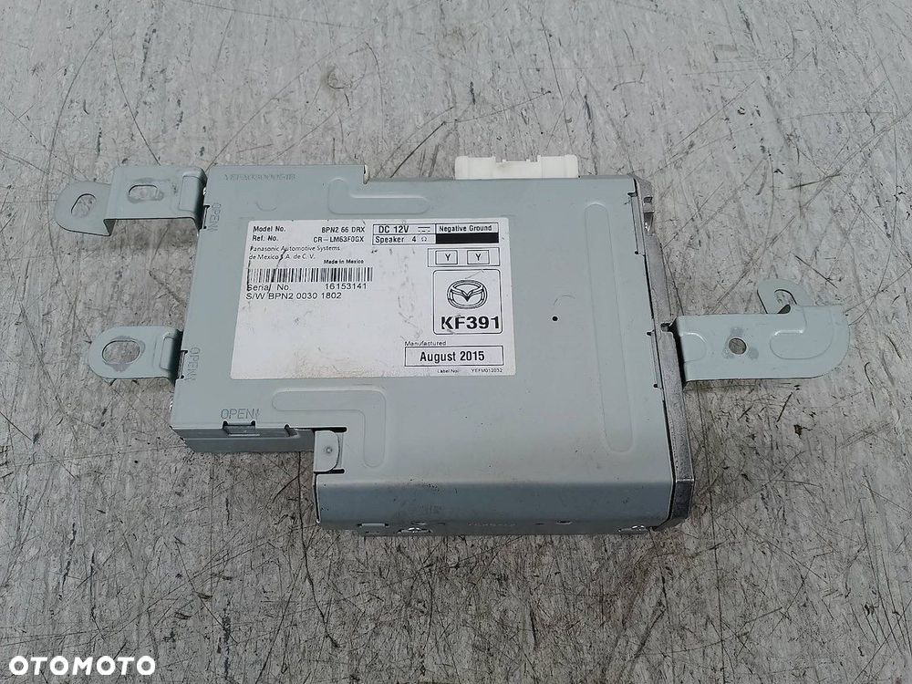 STEROWNIK RADIA MAZDA 3 III KF391  BPN266DRX 2.0 16V - 5