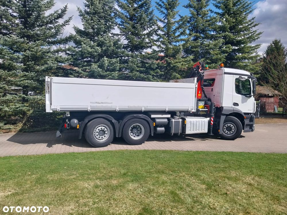 Mercedes-Benz 3-str. wywrotka z PALFINGER PK 19001 - 3