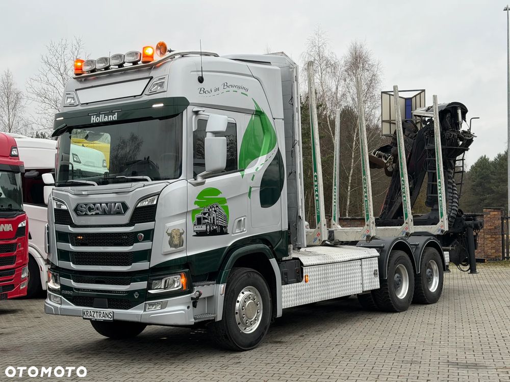 Scania Scania R650 bez EGR pełna opcja palfinger epsilon Z 2x wysów 2018/19 6x4 - 8