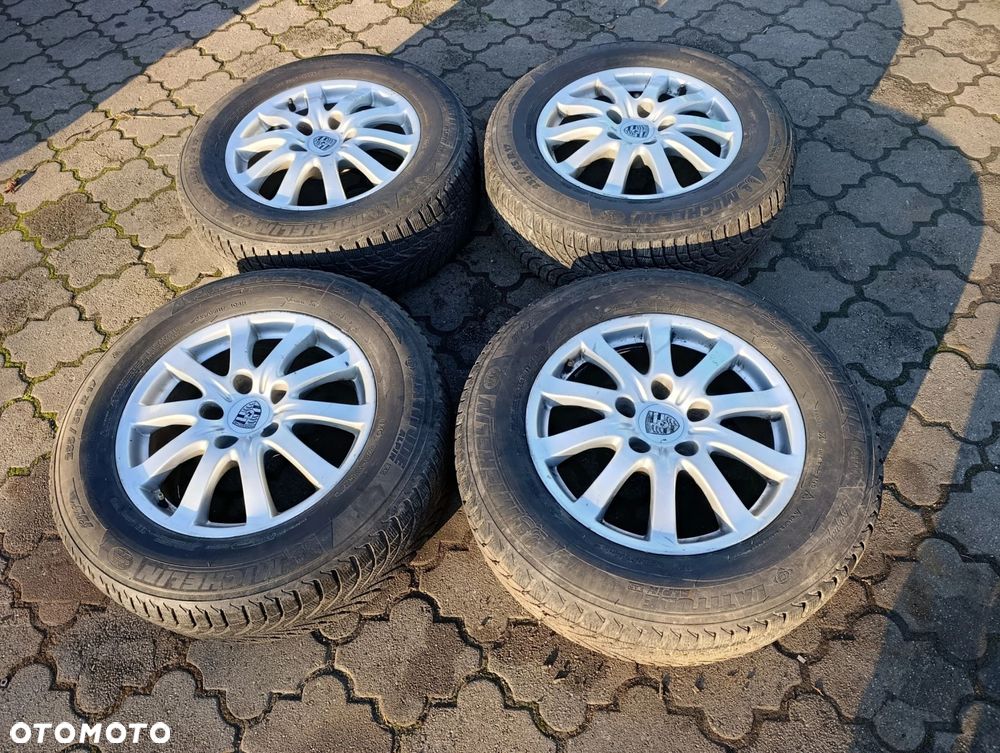 Cayenne I al. felga 17'' felgi aluminiowe alusy opony Michelin Latitude Alpin 235-65-17 zima bieżnik 6mm komplet felga 5 - 2