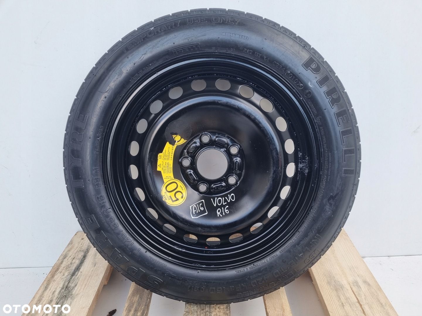 Volvo S40 II V50 C30 KOŁO DOJAZDOWE dojazdówka 125/85 R16 30683913 2160823 - 1