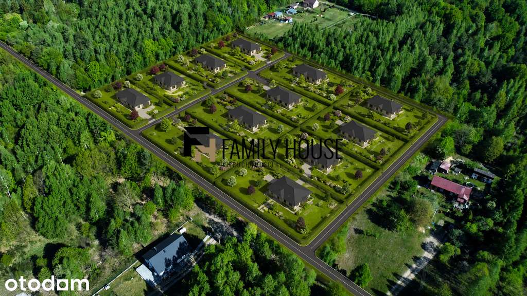 Działka budowlana pośród lasów 1677m2 Zagórze - Pełny obrazek: 2/14