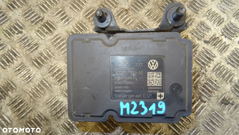skoda audi vw golf vi pompa abs sterownik 1k0907379ae - 1