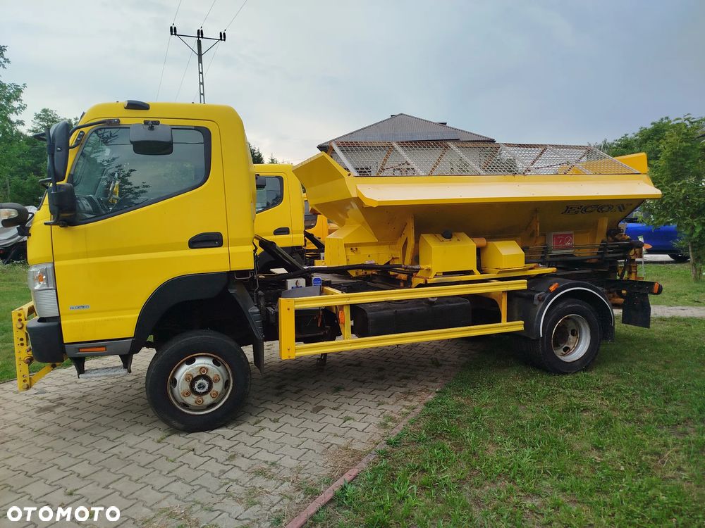 Mitsubishi Canter 6c18 Fuso 4x4 4wd gritter Pługo piaskarka Solarka komunalny 3.0 // 180KM //2016//48 000km// daily unimog Schmidt pfau rexter econ - 6