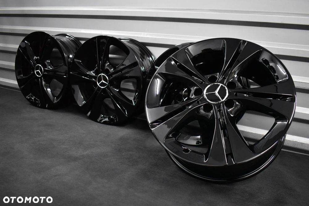 Felgi 5x112 R17 Mercedes A B C w204 w205 E CLA GLA V Vito ORYGINAŁ - 3