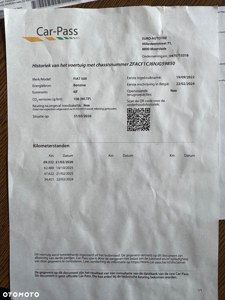Fiat 500 1.0 Hybrid Dolcevita - 33