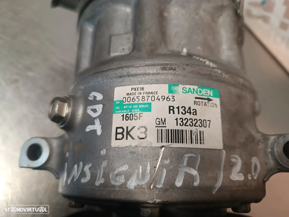 COMPRESSOR AC OPEL INSIGNIA 2.0CDTI PXE16 1605F 13232307 - 3