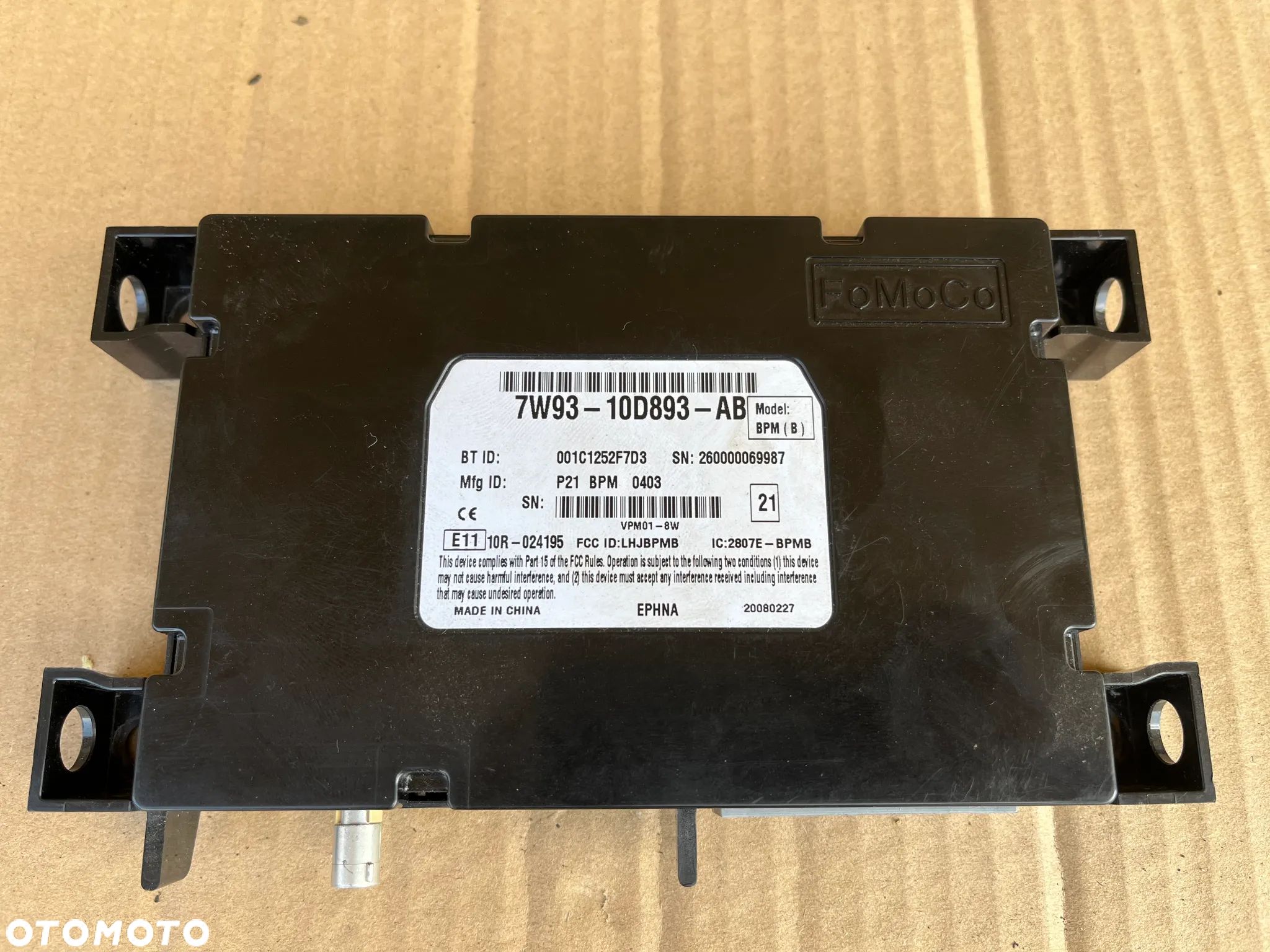 Moduł bluetooth 7W93-10D893 Jaguar XJ X350 X358 - 1