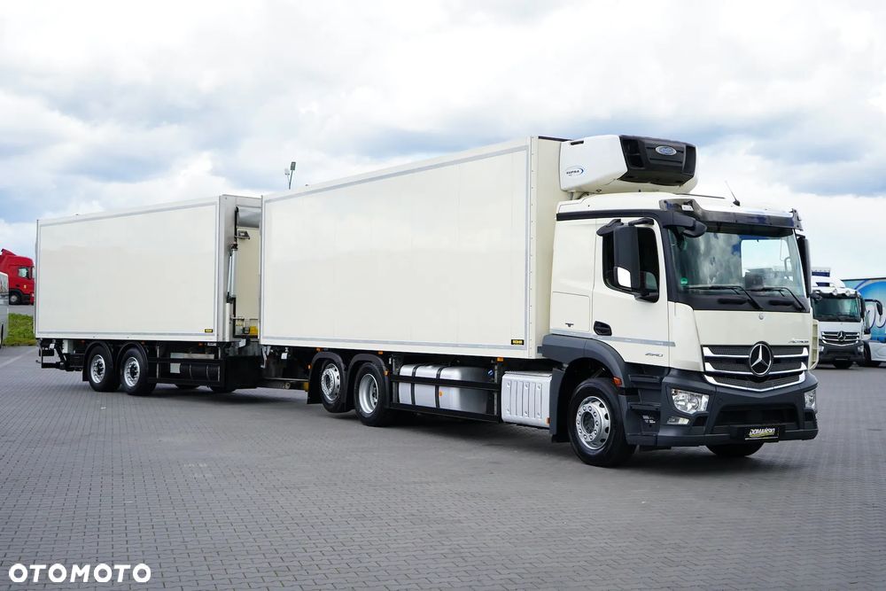 Mercedes-Benz ACTROS / 2540 / ACC / E 6 / ZESTAW PRZEJAZDOWY / CHŁODNIA + WINDA / 38 PALET - 1