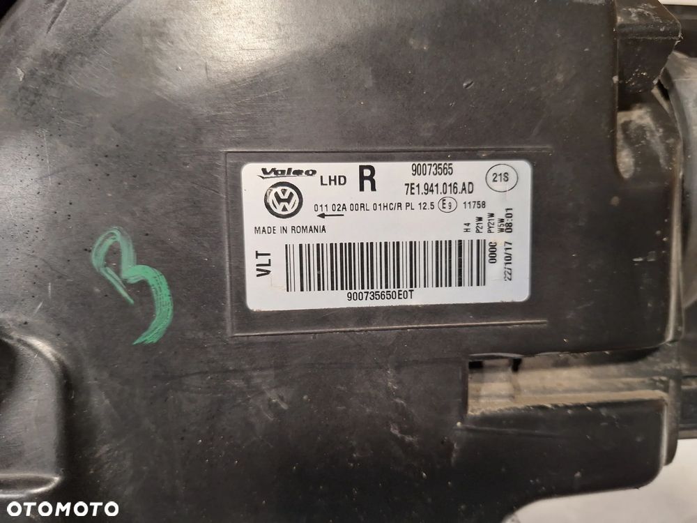 LAMPA PRZÓD VW T6 7E1941015AB  7E1941016AD ORYGINAŁ VALEO EUROPA LEWA PRAWA - 2