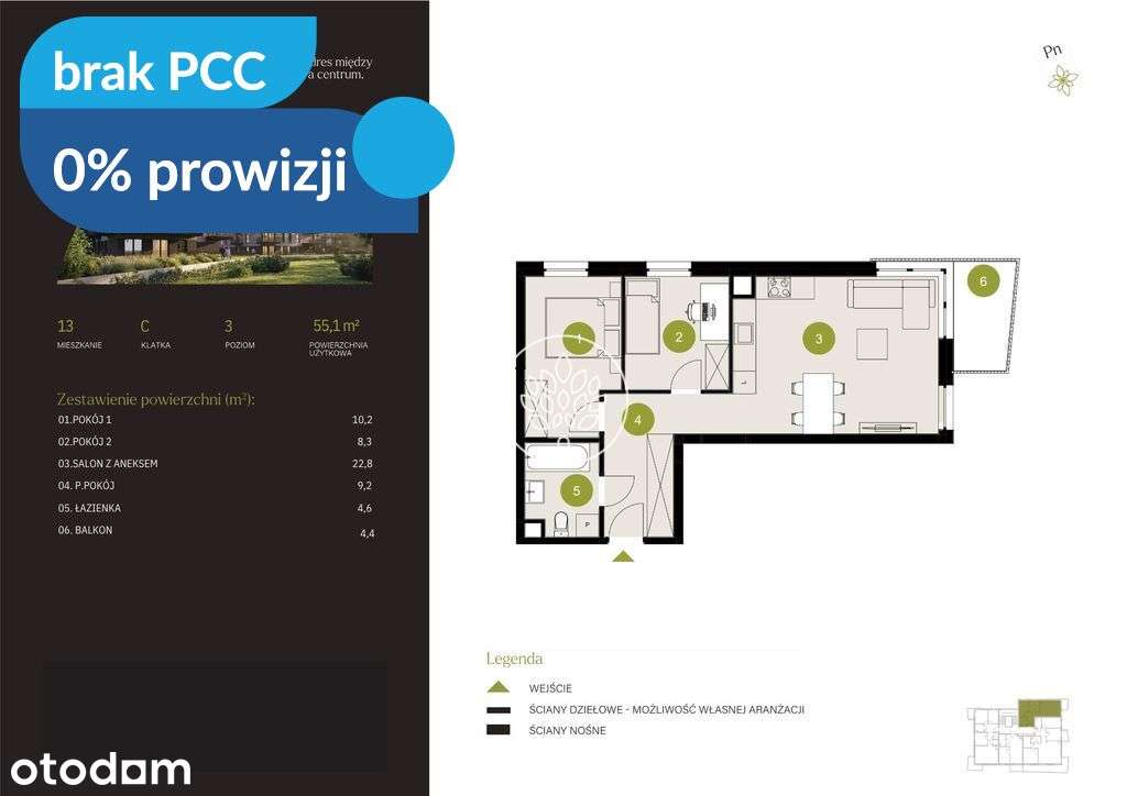 Kameralne Czyżkówko- 0% PROWIZJI