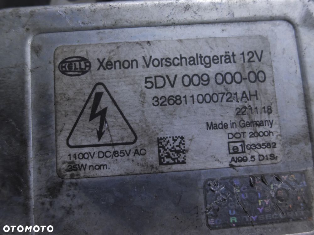 PRZETWORNICA LAMPY XENON CITROEN C4 GRAND PICASSO I 06-13 5DV009000-00 MERCEDES BMW HELLA ORYGINAŁ POSIADAM 3 SZT - 5