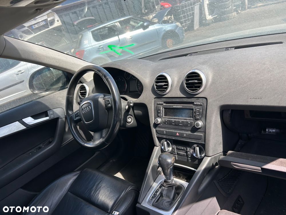 Audi A3 8P lift konsola deska rozdzielcza pasy napinacze airbag poduszki komplet - 2