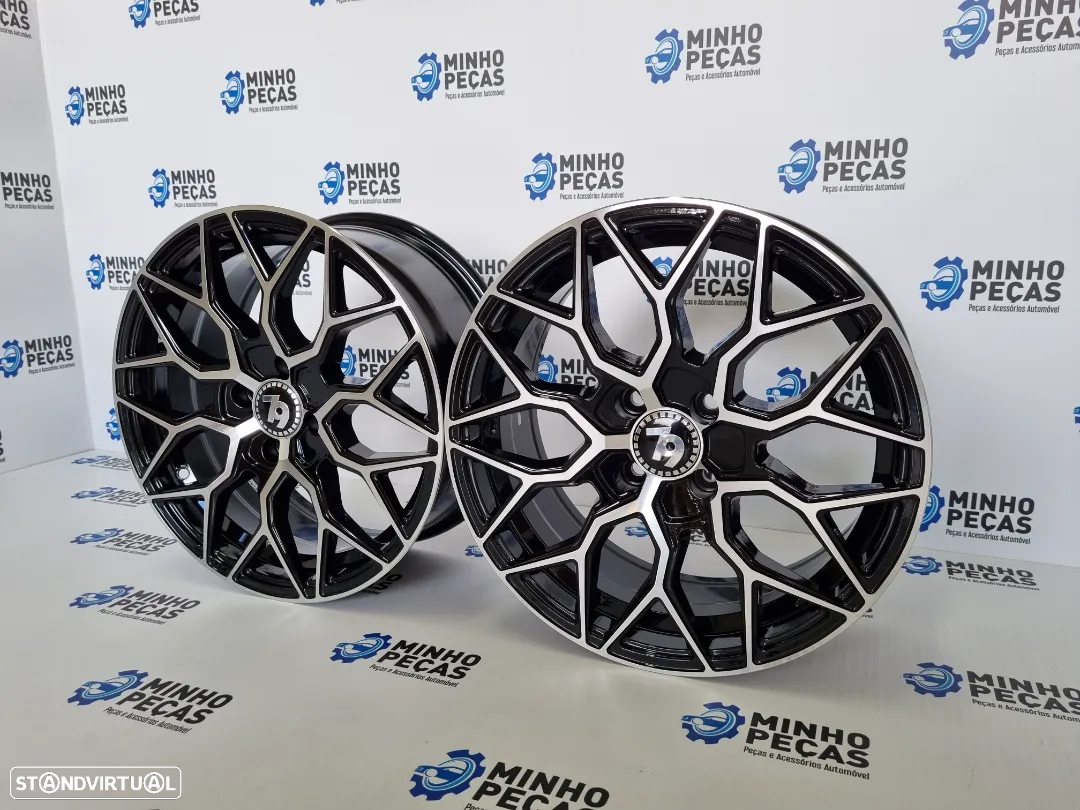Jantes Seventy9 (SV-K) em 16 Preto Polido (5x108) - 2