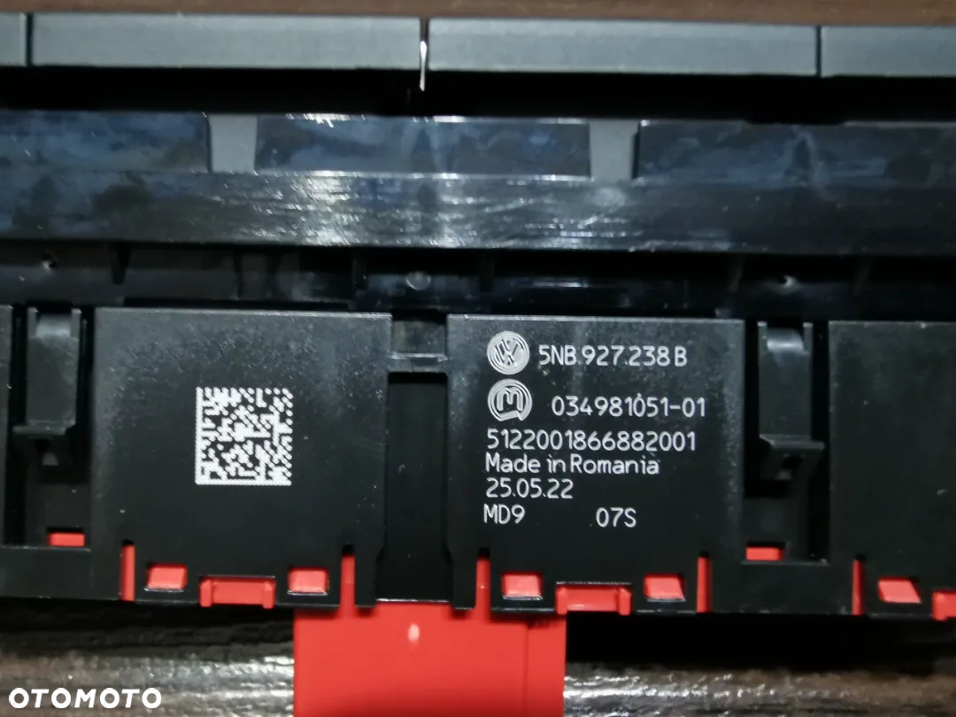 VW Tiguan II Panel pdc esp przełączniki 5NB927238B - 3