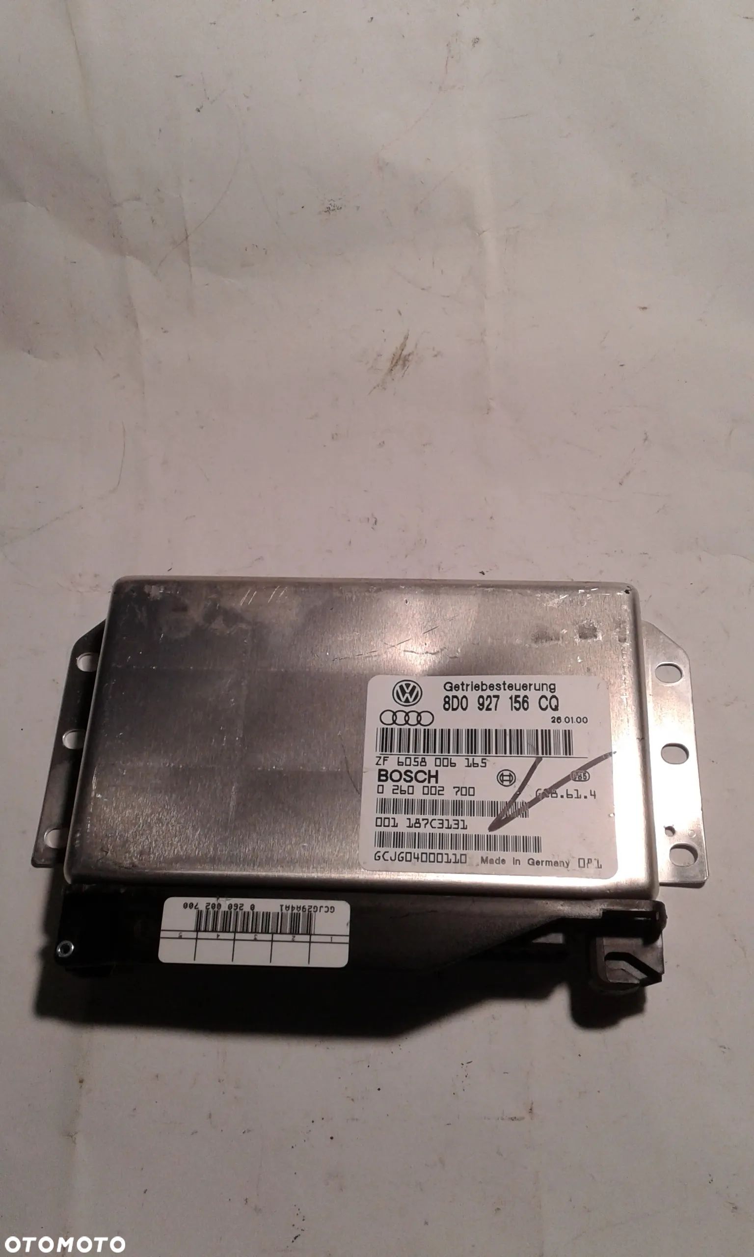 KOMPUTER SKRZYNI BIEGÓW AUDI A4 B5 1.9TDI 8D0927156CQ - 1
