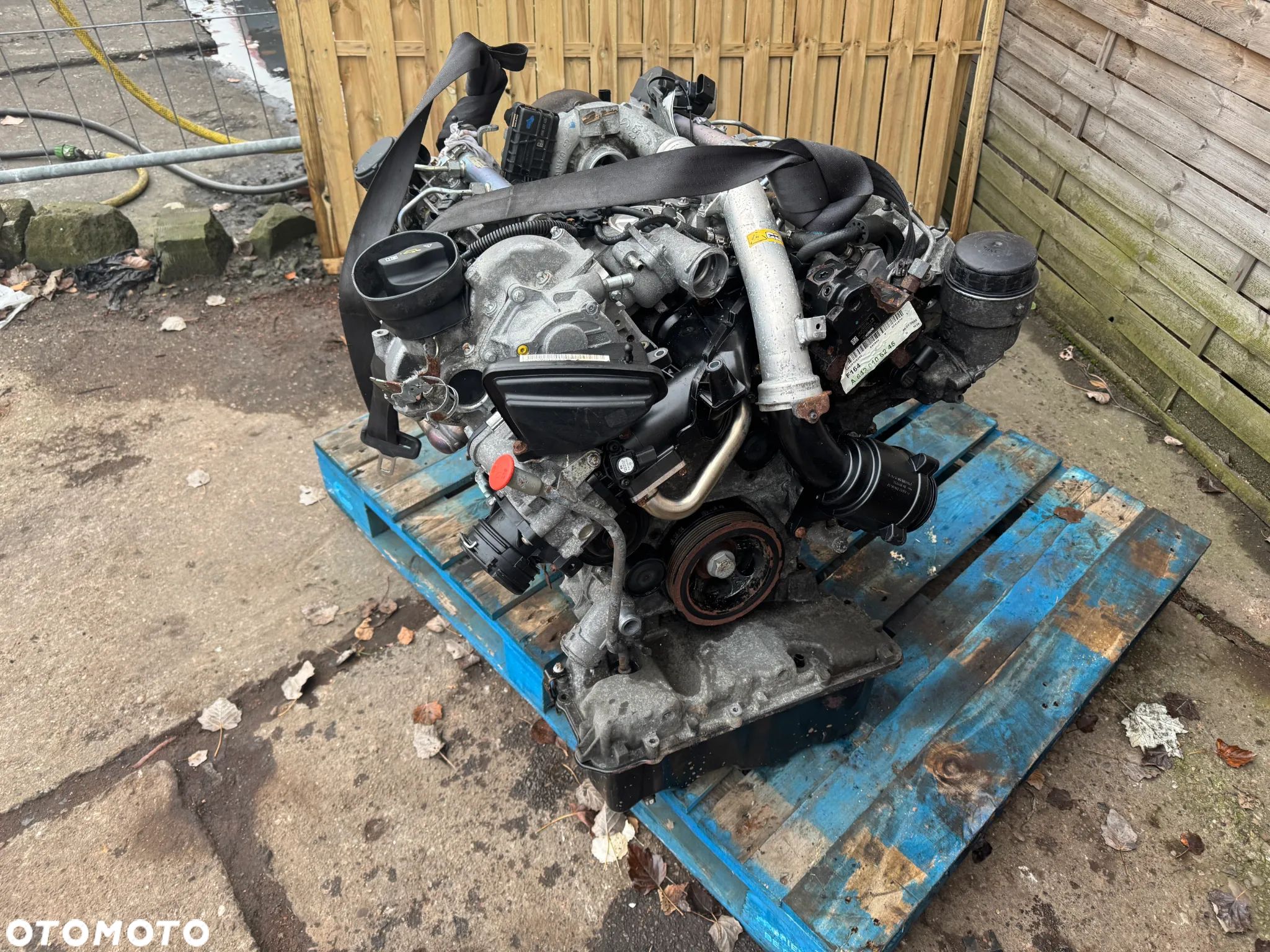 silnik om 642950 642 950 3.0 crd Mercedes ML kompletny 163 tys - 1