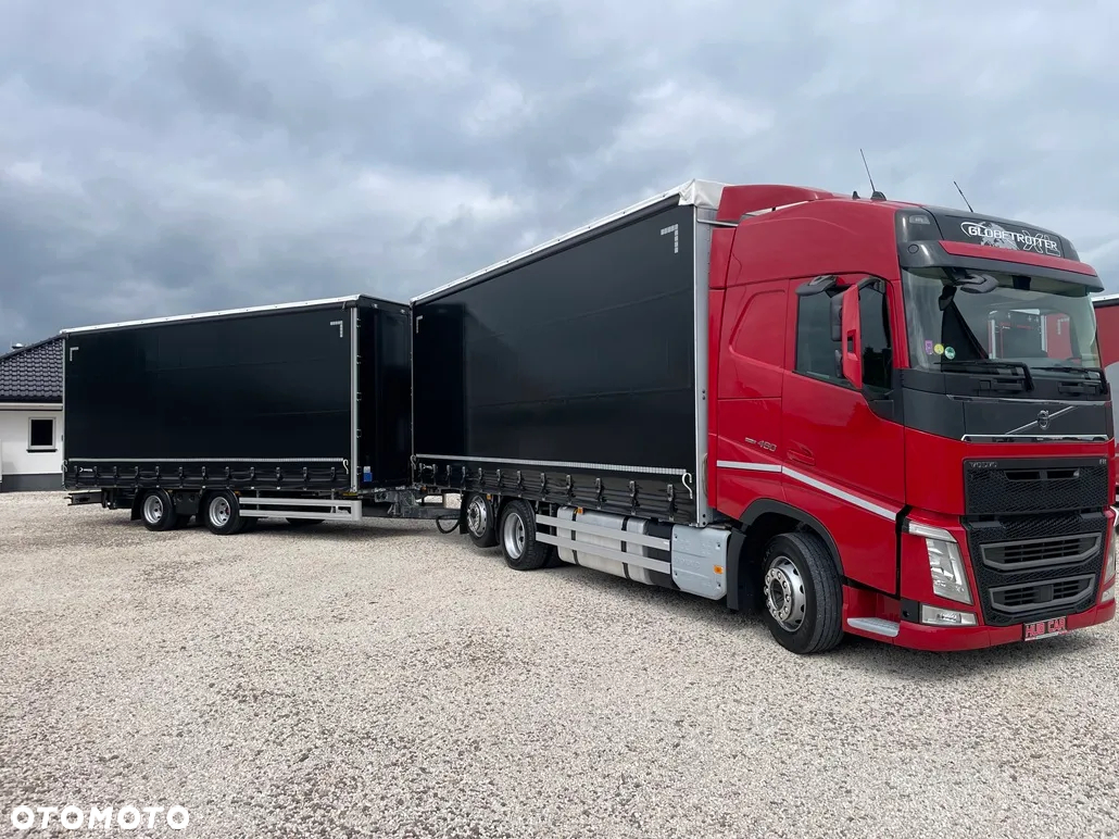 Volvo FH 460**2019XII**TANDEM PRZEJAZDOWY**7.70+7.70 120M3**JAK NOWY** - 2