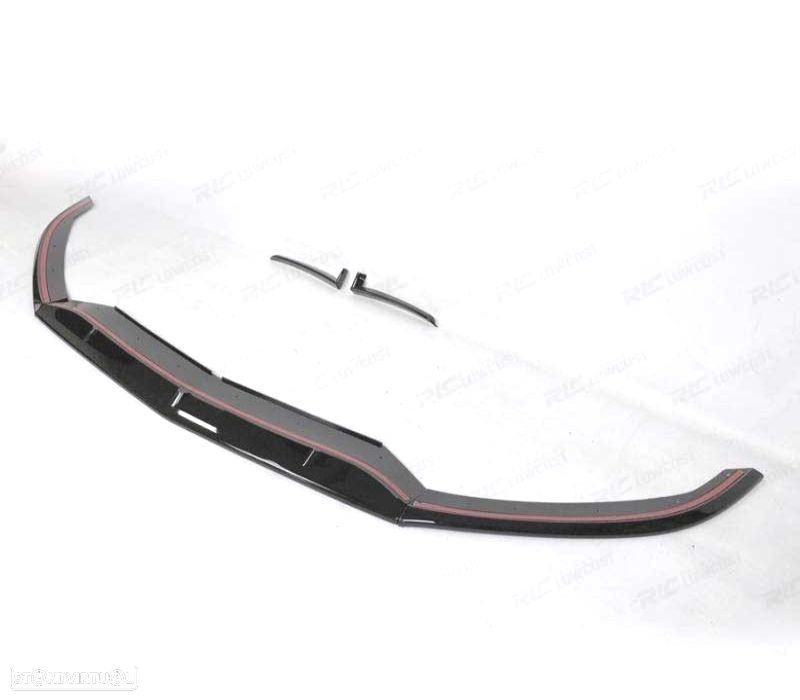 SPOILER LIP FRONTAL MERCEDES W205 SW 19- LOOK C63 PRETO - 3