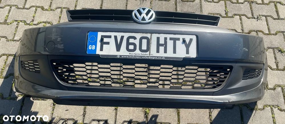 VW Polo 6R zderzak przód przedni grill atrapa LD7R - 2