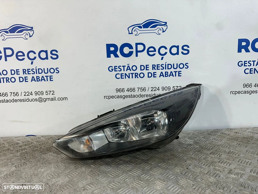 .Conjunto Otica Farois Frontal Frente Esquerda Direita Halogenio Original Ford Focus Mk3 Facelift F1EB-13W029-HC 20-201-01171 2014 - 2019 - 9