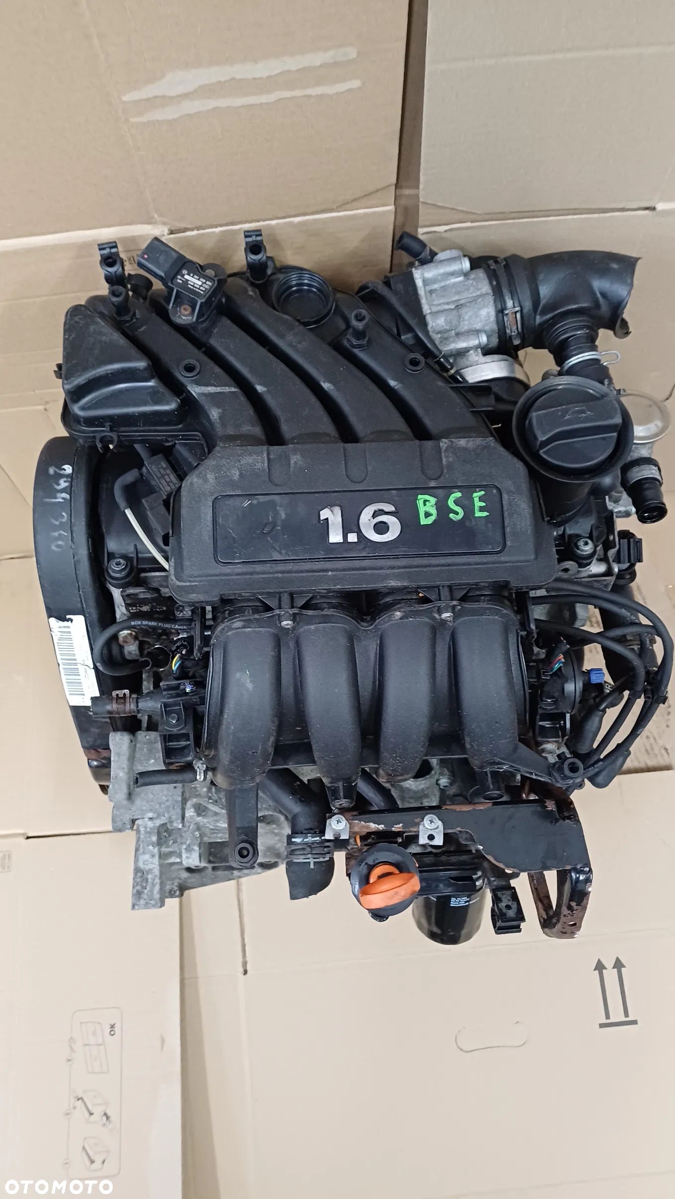 Kompletny silnik Volkswagen Golf 5 V 1.6 MPI 8V BSE BGU BSF Golf Octavia Audi Leon Altea - 1