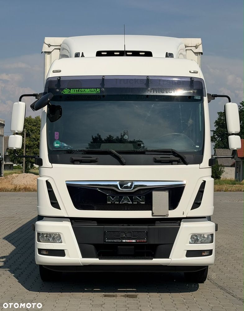 MAN TGM 15.290 / BURTO - FIRANKA / WINDA / 370 TYŚ KM / ŁADOWNOŚĆ 8 120 KG / 1 REJ. 2019 ROK / 18 EUROPALET / ZSUWANY DACH / SPROWADZONY / SYPIALKA / EURO 6 - 7