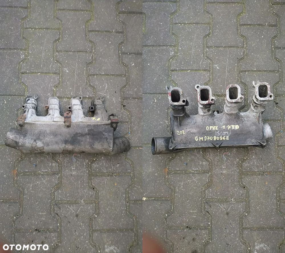 OPEL DAEWOO SAAB KOLEKTOR SSĄCY METALOWY ALUMINIUM - 36