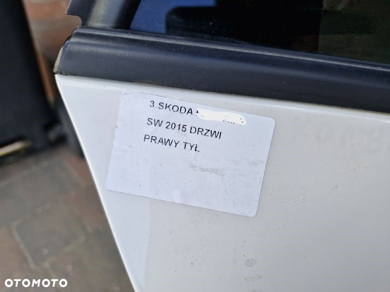 SKODA RAPID DRZWI PRAWY TYŁ PRAWE TYLNE - 2