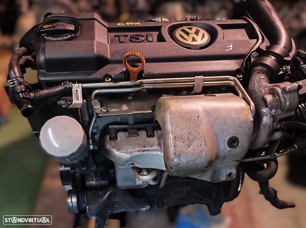 MOTOR COMPLETO VOLKSWAGEN GOLF V / JETTA / EOS  SCIROCCO / AUDI A1 A3 / SEAT LEON / ALTEA / SKODA OCTAVIA 1.4TSI 122CV CAX CAXA - 1
