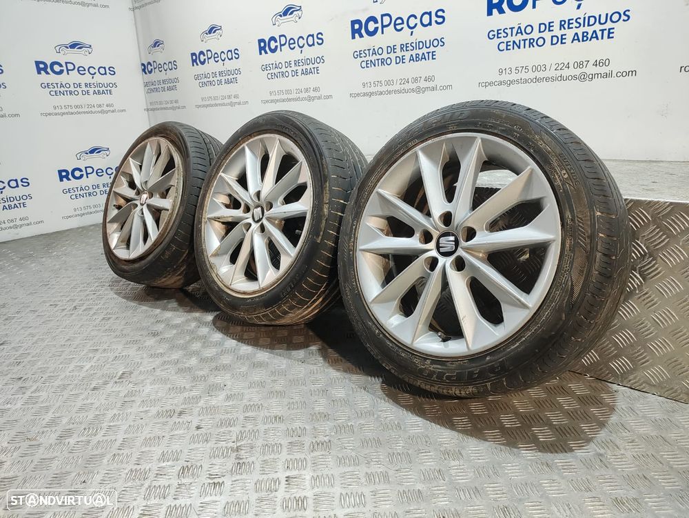 Conjunto 3 Jantes 16 Diamond Silver Seat Ibiza IV 6J FR 7J ET43 5x100 - 2