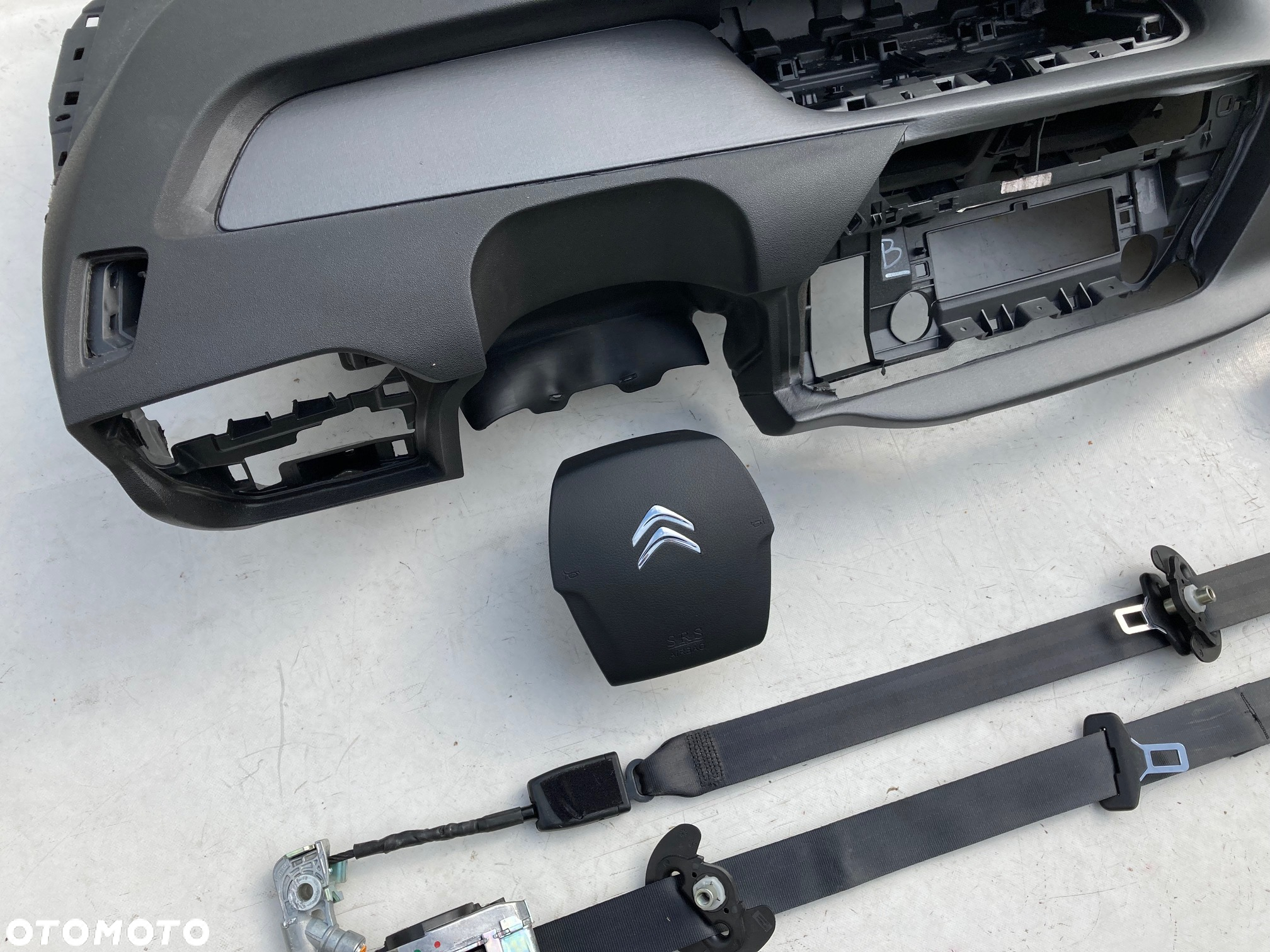 CITROEN C4 PICASSO 2 II DESKA ROZDZIELCZA KONSOLA KOKPIT PULPIT PÓŁKA PARAPET PODUSZKI AIRBAG AIR BAG SRS - 4