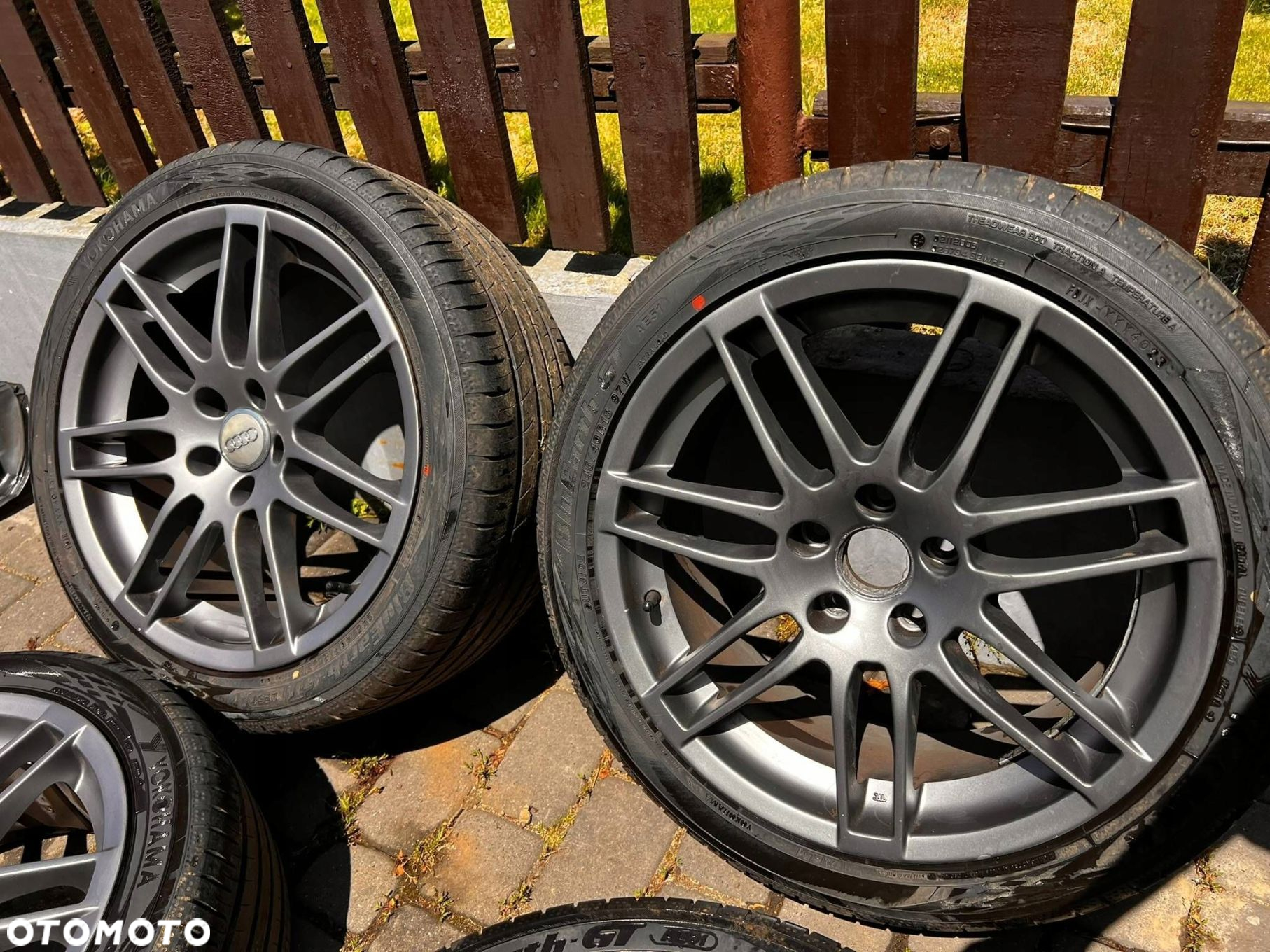 Audi TT TTS FELGI KOŁA 18 Yokohama DOT4023 8J ET 245/40/18 7mm ET43 5x112 - 16