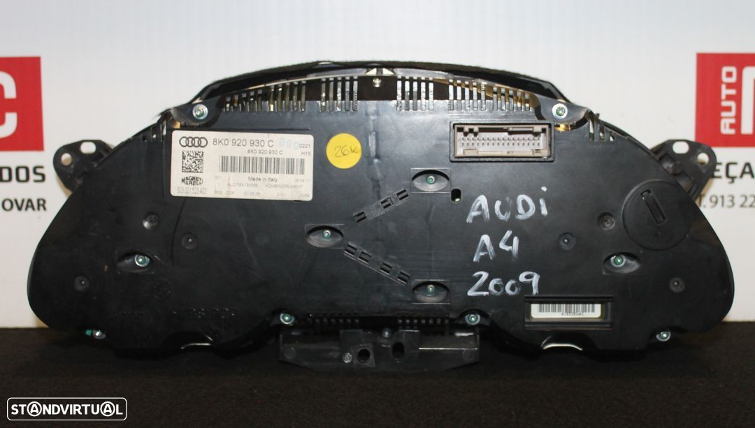 Quadrante Audi A4 de 2009 - 2