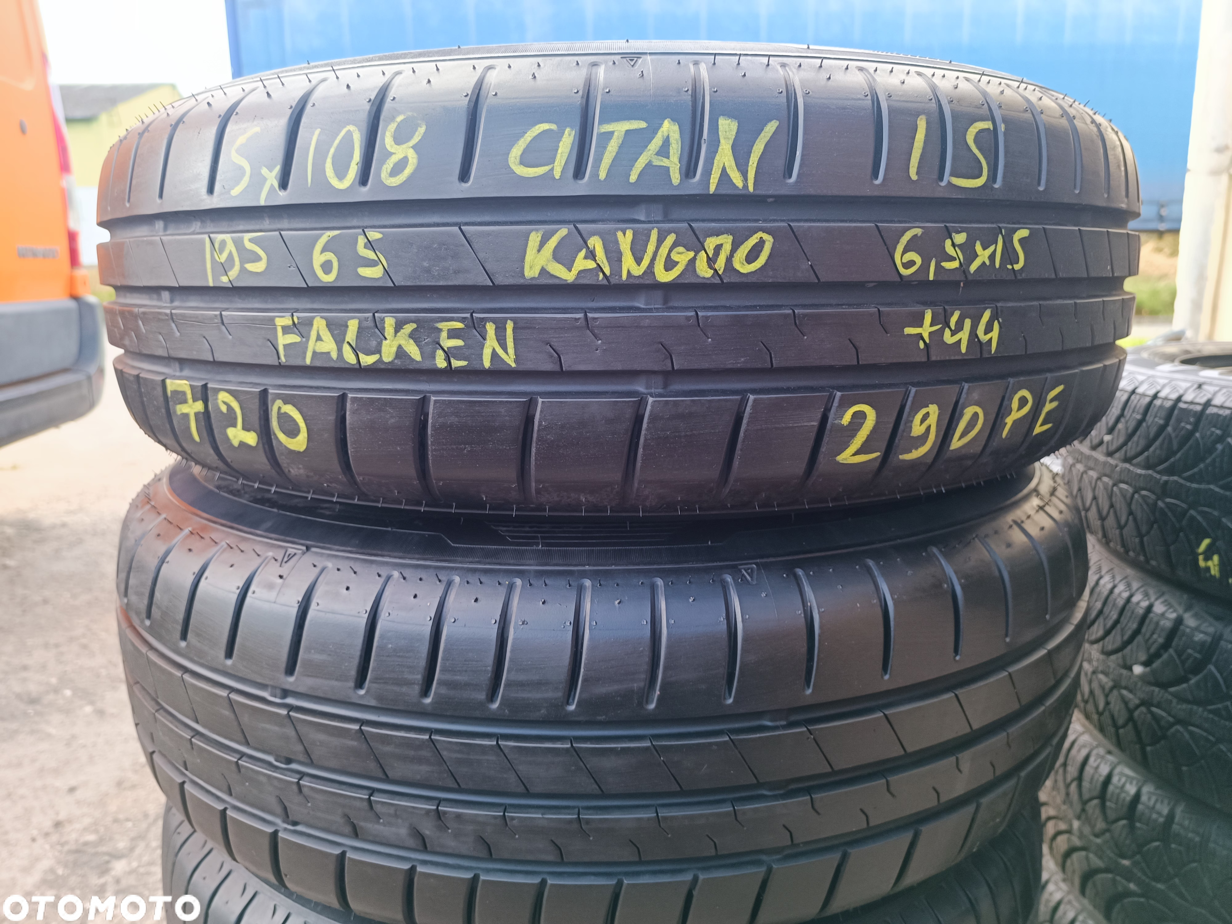 5x108 Felgi Stalowe Stal 15 Koła Letnie Lato RENAULT KANGOO II 2 Mercedes Citan W415 SAFRANE LAGUNA I Legnica ALU-RAD 5-7mm 195/65 - 10