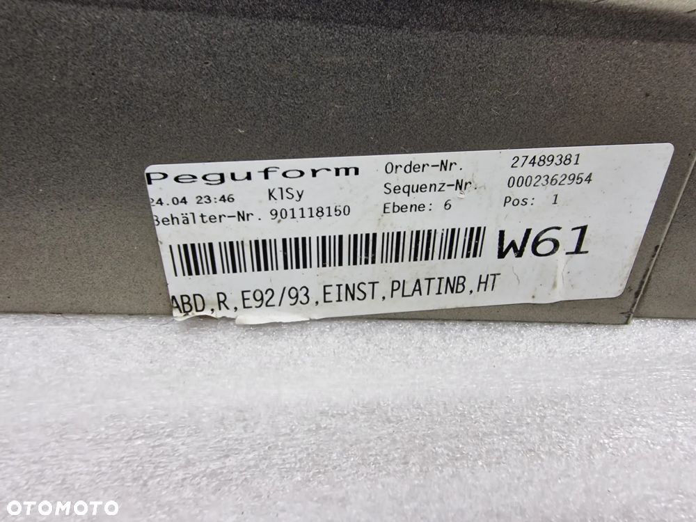 BMW E92 / E93 06- PRAWA LISTWA PROGOWA / NAKŁADKA PROGU , NR 51777130874 , NR AUKCJI PR263 - 21