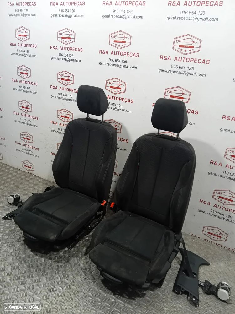 Conjunto de Bancos Bmw Série 1 F20 Pack M em Alcântara Original - 9
