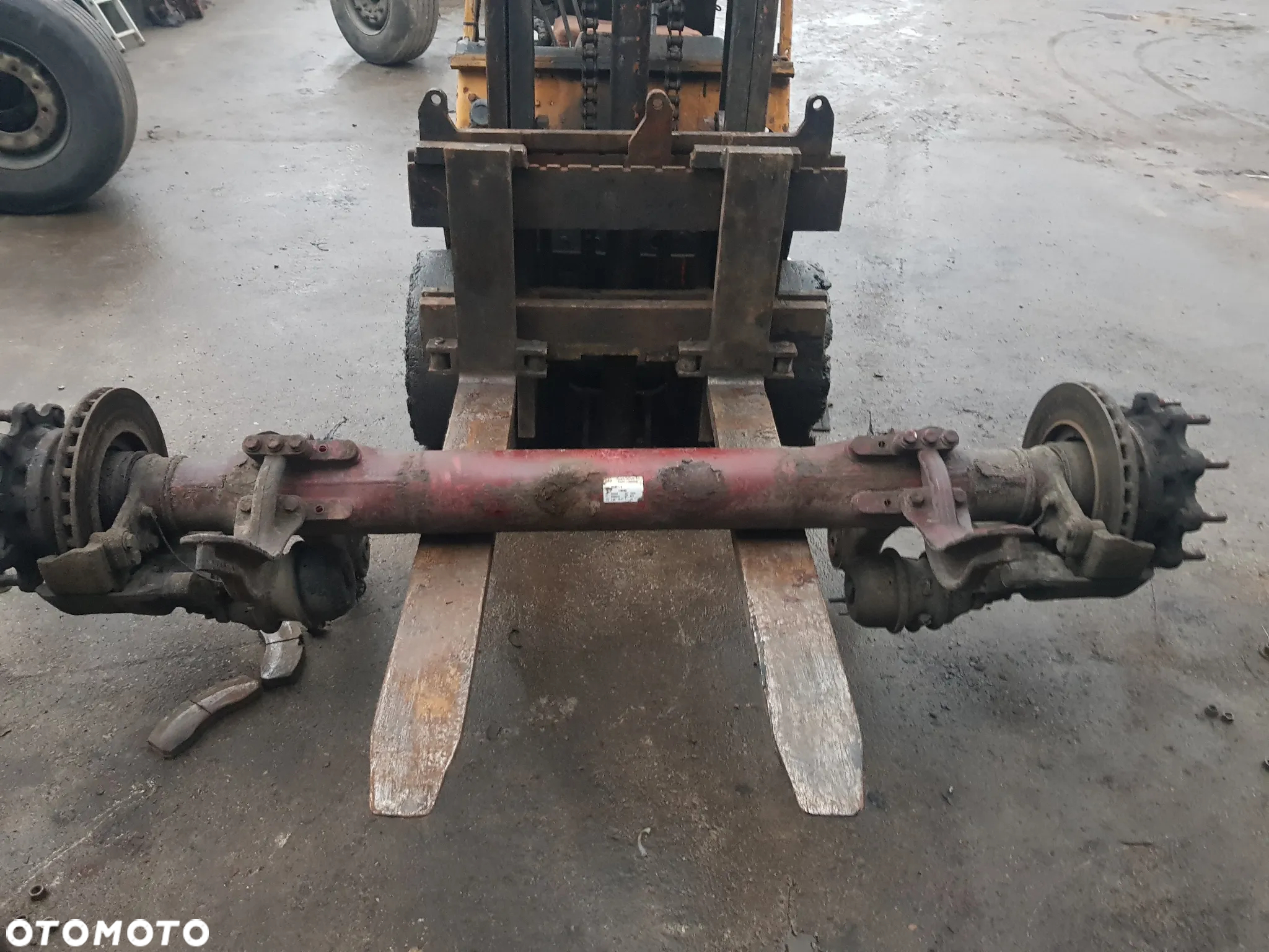 Oś osie do naczepy Mercedes TE5/8C7-9 - 3