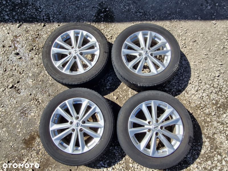 NISSAN QASHQAI J11 FELGI ALUMINIOWE 5X114,3 17 CALI KOŁA X TRAIL RENAULT 4EA1A - 1