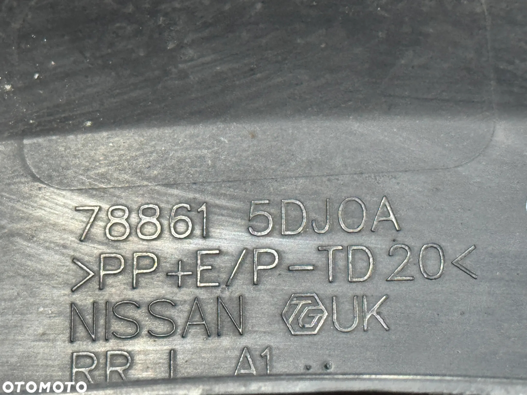 LISTWA NA BŁOTNIK ZDERZAKA LEWA TYLNA LEWY TYŁ INFINITI QX30 78861-5DJ0A - 3