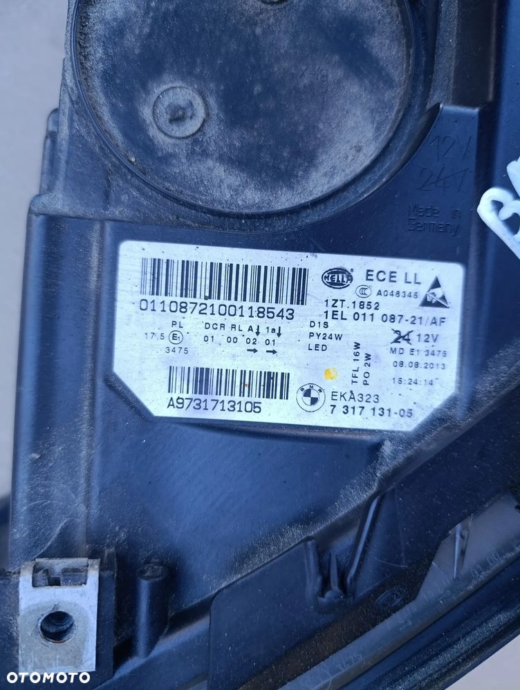 BMW 5 F10 F11 LIFT KOMBI LAMPA LEWA PRZÓD PRZEDNIA EUROPA 7317131 - 3