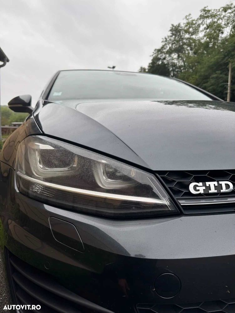 Emblema Metalica 3D cu Suport GTI GTD pentru Grila Fata VW Volkswagen - 7