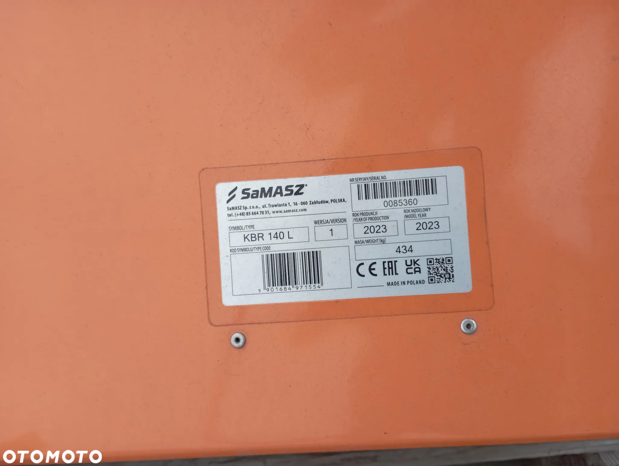 SaMasz KBR-140 - 2